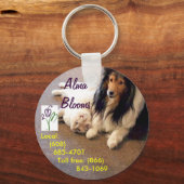 猫と犬 キーホルダー (正面)