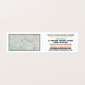 猫と犬、ペットの養子縁組の詳細 名刺 (内部フラット)