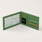 猫と犬、ペット座りサービス詳細 名刺 (内部)