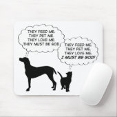 猫と犬 マウスパッド (マウス)