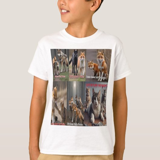 猫と狐の物語 Tシャツ (正面)