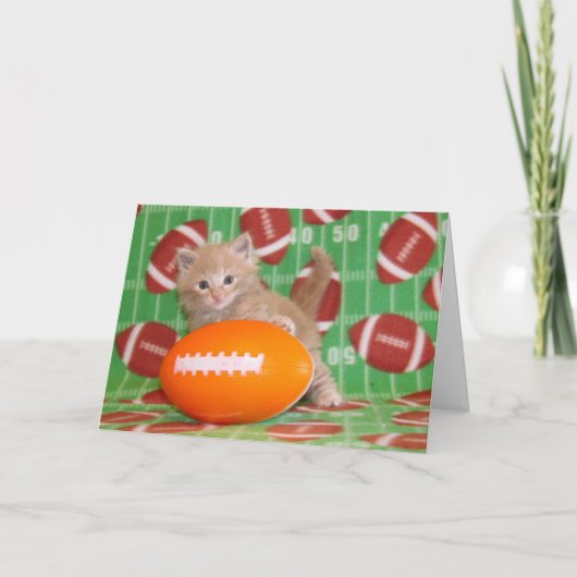 猫と猫の日カッコいいのカード カード (正面)