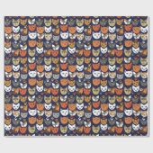 猫と猫の日常 ラッピングペーパー (フラット)