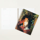 猫と猫素晴らしの絵画アート プランナー手帳 (ディスプレー)