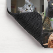 猫と猫 マウスパッド (コーナー)