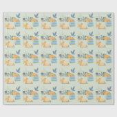 猫と猫 ラッピングペーパー (フラット)