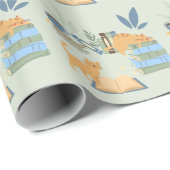 猫と猫 ラッピングペーパー (ロールコーナー)