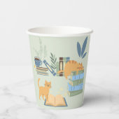 猫と猫 紙コップ (裏面)