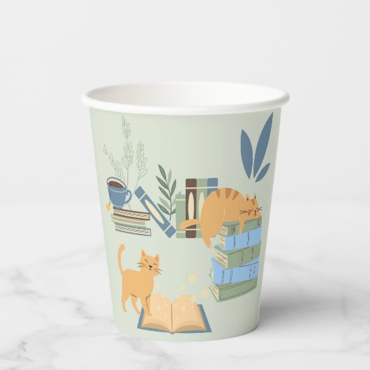 猫と猫 紙コップ (裏面)