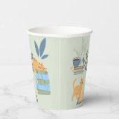 猫と猫 紙コップ (右)