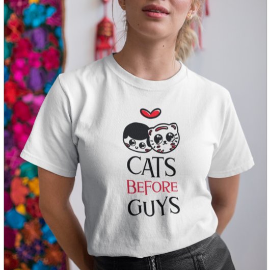猫と猫 Tシャツ