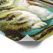 「猫と絞り器」 ポスター (角)