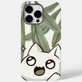 猫と緑の葉 | ペット好きさん | 自然に帰ろう Case-Mate iPhone 14 PRO MAXケース
