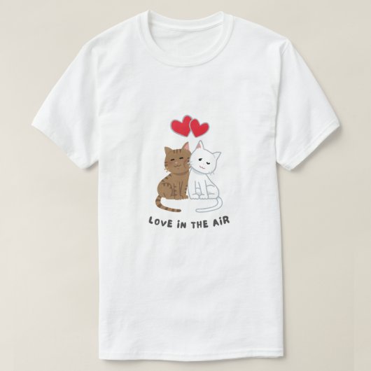 猫と美への愛 Tシャツ (デザイン正面)