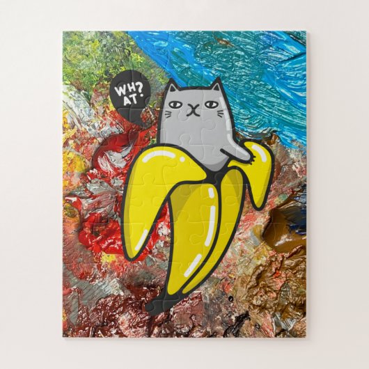 猫と色 ジグソーパズル (縦)