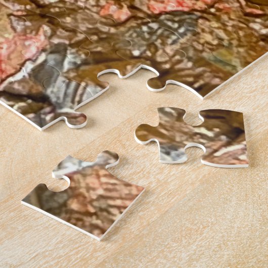 猫と色 ジグソーパズル (側面)