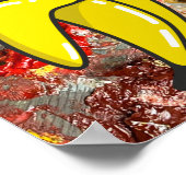 猫と色 ポスター (角)