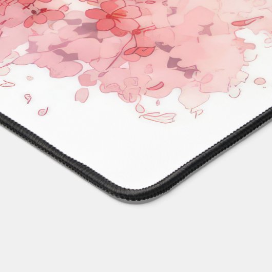 猫と花 デスクマット (コーナー)