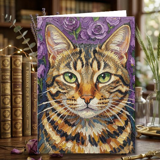 猫と花 | 誕生日おめでとう カード