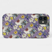 猫と花 iphone/ipadケース Case-Mate iPhoneケース (裏面(横))