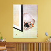 猫と蜘蛛,東皐猫とクモ，東湖 キャンバスプリント (インサイチュ (リビング))