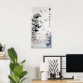 猫と蝶、徐区（朱淮連） ポスター (ホームオフィス)