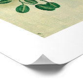 猫と読一緒に夏のバルコニーにいる女の子 ポスター (角)