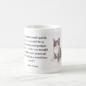 猫と賢い引用文- 1 コーヒーマグカップ (中央)