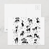 猫と足のガトース ポストカード (正面/裏面)