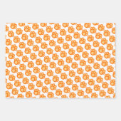 猫と足のラッピング紙セット3 ラッピングペーパーシート (正面3)