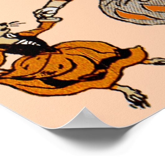 猫と踊り ポスター (角)