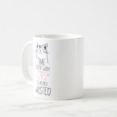 猫と過ごす時間 コーヒーマグカップ (正面左)