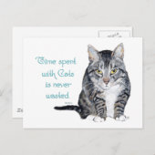 猫と過ごす時間 ポストカード (正面/裏面)