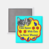 猫と過ごす時間 マグネット (正面/裏面)