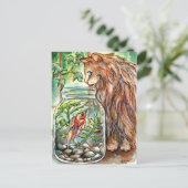 猫と金魚 ポストカード (スタンド正面)