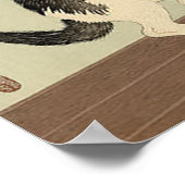 猫と金魚, 古邨 Cat & Goldfish, Koson, Ukiyo-e ポスター (角)