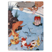 猫と金魚,国芳猫と金魚,国芳,浮世絵 クリップボード (正面)