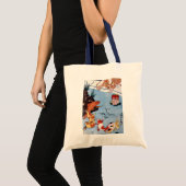 猫と金魚,国芳猫と金魚，国芳，浮世絵 トートバッグ (正面(商品))
