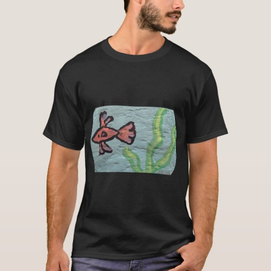猫と釣りに行こう-できるよ!白 Tシャツ (正面)