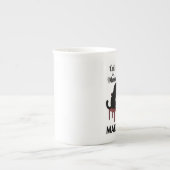 猫と音楽で幸せに遊なれるミュージカル ボーンチャイナマグカップ (正面)