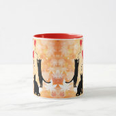 猫と風船 マグカップ (中央)