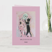 猫と骷髅 カード (裏面)