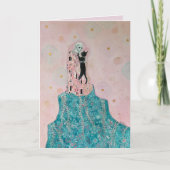 猫と骷髅 カード (正面)