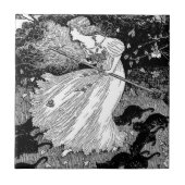 猫と魔女 タイル (正面)