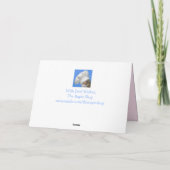 猫と魚と蝶の母の日 シーズンカード (裏面)