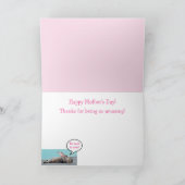 猫と魚と蝶の母の日 シーズンカード (内部)