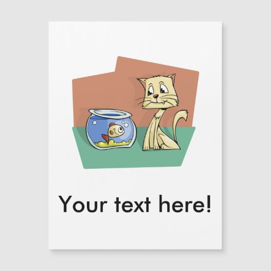 猫と魚のボウルのクリップアート (正面)