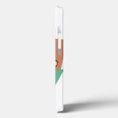 猫と魚のボウルのクリップアート Case-Mate iPhoneケース (裏面 / 左)