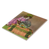 猫と魚の身を包む タイル (側面)