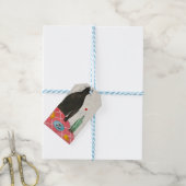 猫と魚 ギフトタグ (より糸付き)